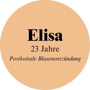 Zeugnis von Elisa - Postkoitale Blasenentz&uuml;ndung